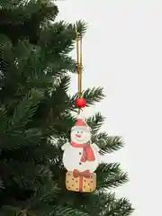 Серый меланж новогодняя ёлочная игрушка из дерева / подвеска - украшение на ёлку / Новый год