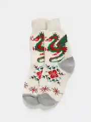 Разноцветный носки шерстяные теплые вязаные, Новогодние, мужские и женские
