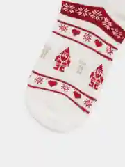 Желтый женские новогодние носки