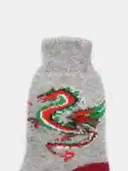 Красный носки шерстяные теплые вязаные, Новогодние, мужские и женские