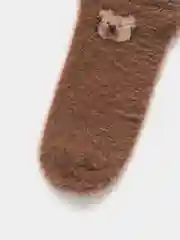 Коричневый ноские женские норковые