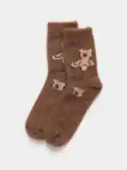 Коричневый ноские женские норковые