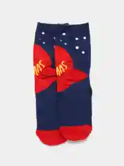 Синий носки новогодние женские
