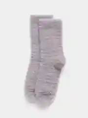Серый носки женские из меха норки