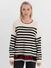 Черный кофта вязаная, оверсайз