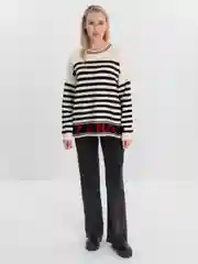 Черный кофта вязаная, оверсайз