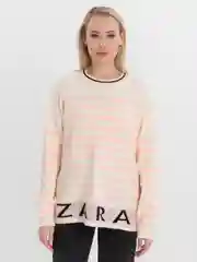 Розовый кофта вязаная, оверсайз