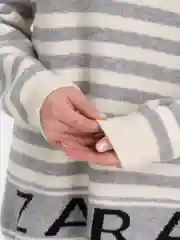 Серый кофта вязаная, оверсайз