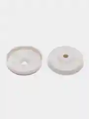 Серебряный глазки для игрушек глиттерные, объёмные, с блёстками