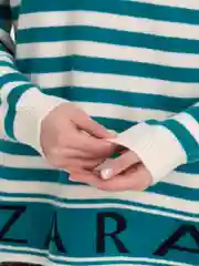 Бежевый кофта вязаная, оверсайз