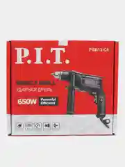 Дрель ударная PIT PSB13-C6, 650 Вт, 3000 оборотов в минуту