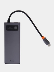 Разветвитель Baseus Multifunctional USB Type-C Metal Gleam Series HUB, хаб 4 in 1