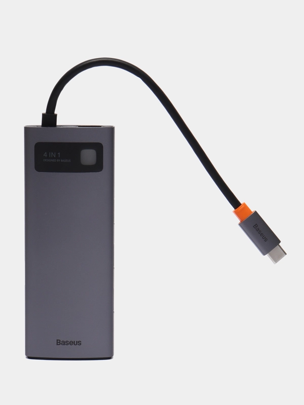 Разветвитель Baseus Multifunctional USB Type-C Metal Gleam Series HUB, хаб 4 in 1