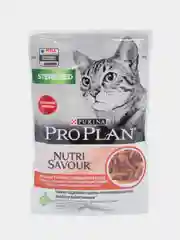 Влажный корм  Pro Plan Nutri Savour для стерилизованных кошек, кастрированных котов, 2 штуки х 85 грамм