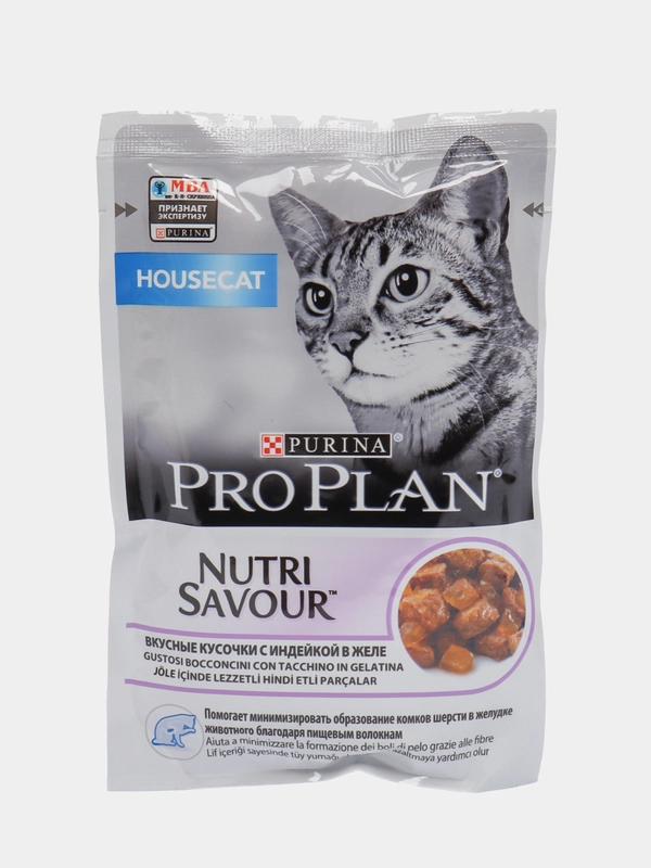 Влажный корм Pro Plan Adult Nutri Savour, для взрослых кошек, 2 штуки по 85 г