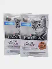Влажный корм Pro Plan Adult Nutri Savour, для взрослых кошек, 2 штуки по 85 г