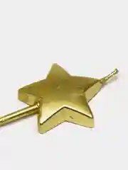 Желтый свечи для торта сердце звезда