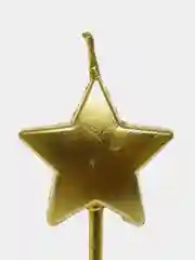 Желтый свечи для торта сердце звезда