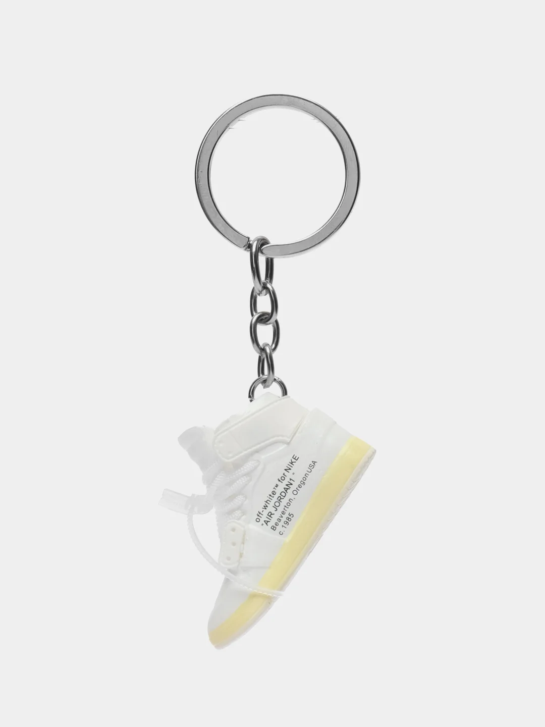 Белый брелок-игрушка "Кроссовок Nike" для ключей, сумки, рюкзака