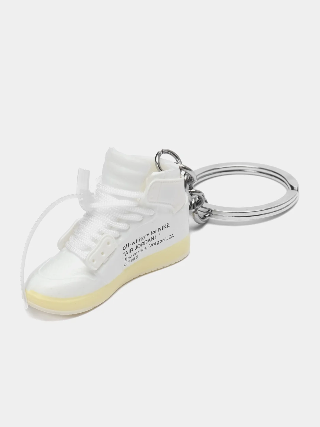Белый брелок-игрушка "Кроссовок Nike" для ключей, сумки, рюкзака