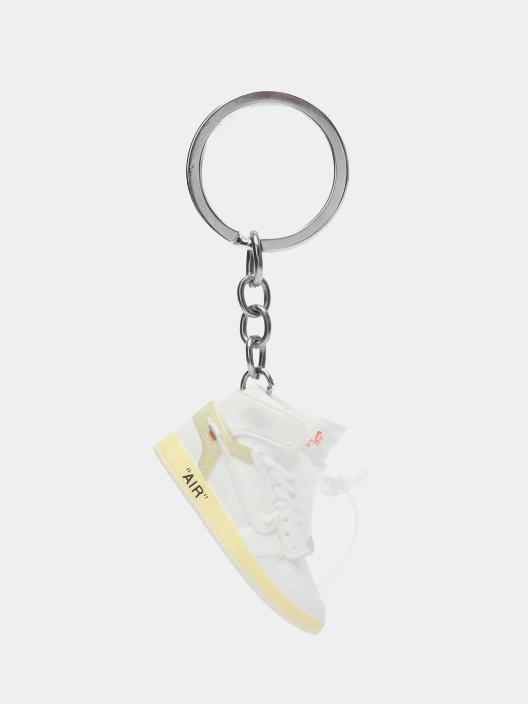Белый брелок-игрушка "Кроссовок Nike" для ключей, сумки, рюкзака