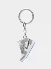 Серый брелок-игрушка "Кроссовок Nike" для ключей, сумки, рюкзака