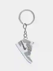 Серый брелок-игрушка "Кроссовок Nike" для ключей, сумки, рюкзака