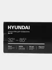 Кронштейн для телевизора Hyundai GL-T3, настенный, черный, 32"-85", максимально 50 кг