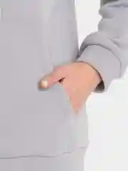 Серый толстовка на замке
