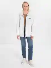 Белый толстовка на замке