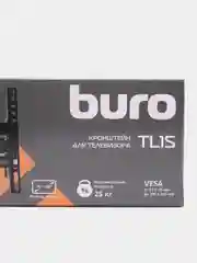Кронштейн для телевизора Buro TL1S, черный, настенный, 15"- 48", до 25 кг