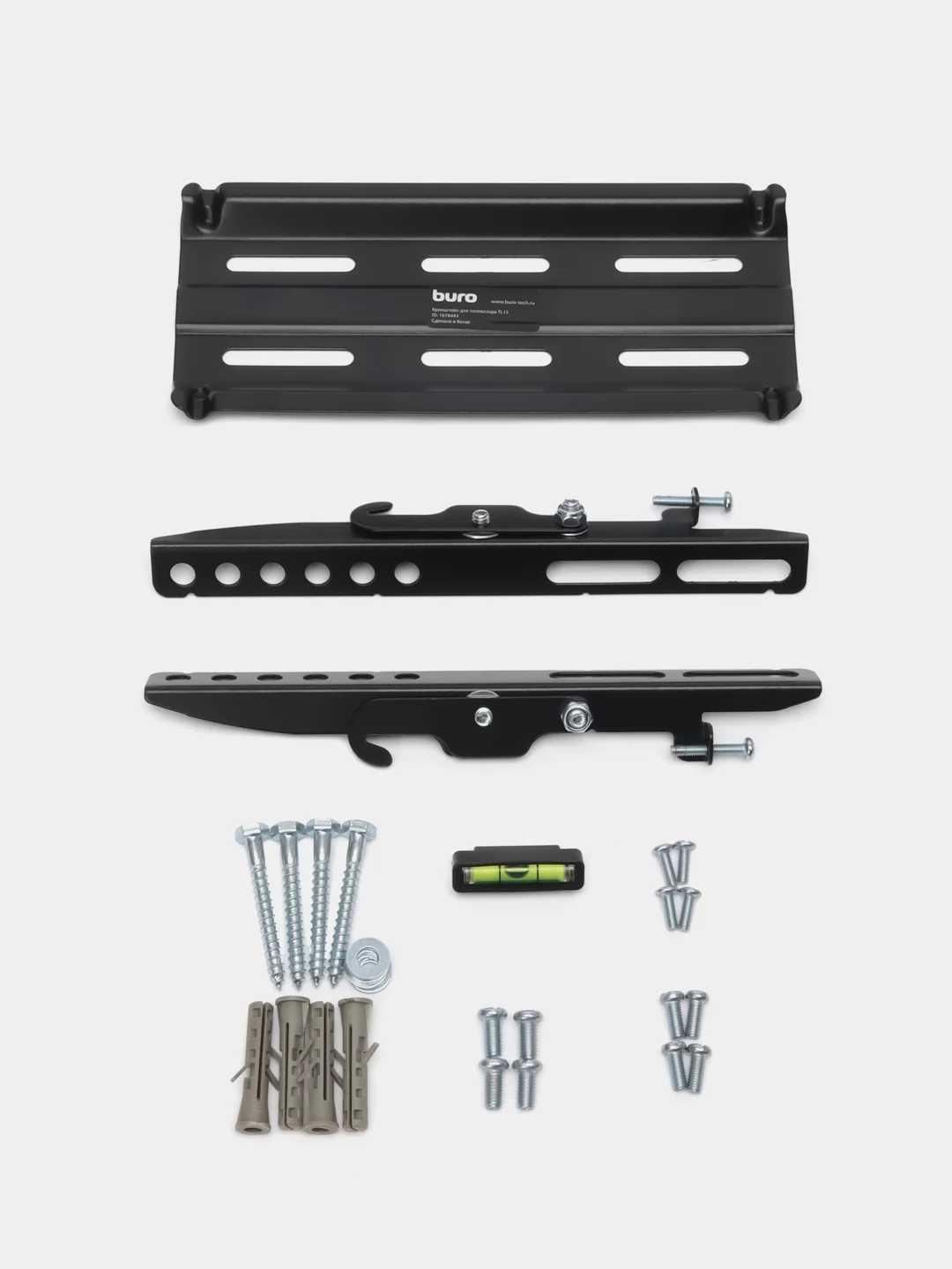 Кронштейн для телевизора Buro TL1S, черный, настенный, 15"- 48", до 25 кг