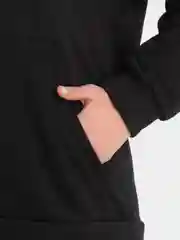 Черный толстовка на замке