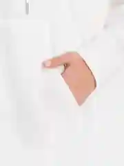 Белый толстовка на замке