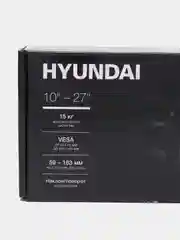 Кронштейн для телевизора Hyundai GL-R3, настенный, поворотно-наклонный, черный, 10"-27"