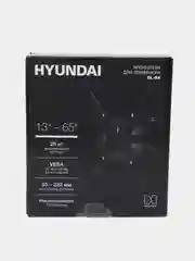 Кронштейн для телевизора Hyundai GL-R4, черный, 13"- 65", 25 кг, настенный, поворот