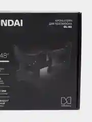 Кронштейн для телевизора Hyundai GL-N2, черный, 20"- 48", настенный, поворотно-выдвижной