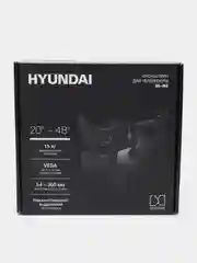Кронштейн для телевизора Hyundai GL-N2, черный, 20"- 48", настенный, поворотно-выдвижной
