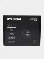 Кронштейн для телевизора Hyundai GL-N3, черный, 20"- 65", настенный, поворотно-выдвижной