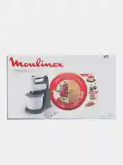 Миксер Moulinex HM464110, с чашей, белый и черный