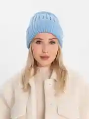 Голубой шапка женская АСТИ