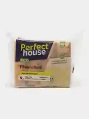 Губки для мытья посуды Perfect House Eco line, многоразовые, 4 шт