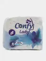 Гигиенические женские прокладки CONFY Lady Maxi Extralong, 8 шт, 1+1