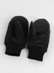 Черный варежки зимние, стеганые
