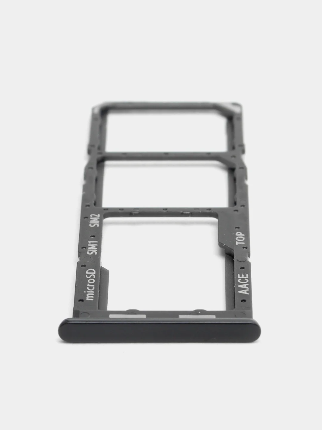 Черный лоток сим карты для Samsung A12/A04E/A11/A52/A53/A54/A33/