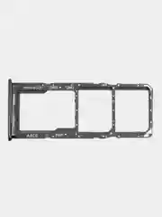Черный лоток сим карты для Samsung A12/A04E/A11/A52/A53/A54/A33/