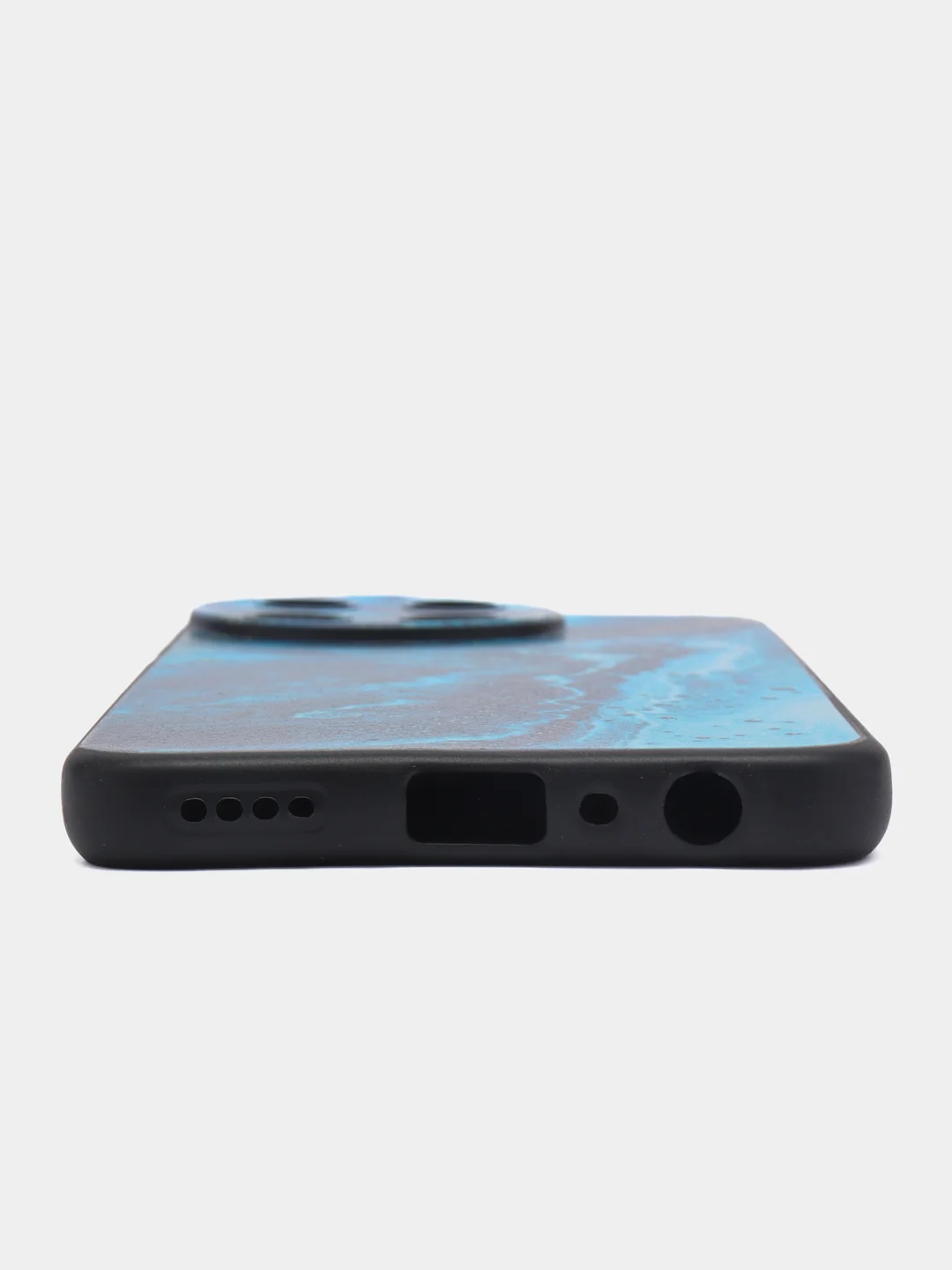 Тёмно-бирюзовый силиконовый чехол для Realme 11 4G, с принтом, с рисунком, Реалми 11 4 Джи