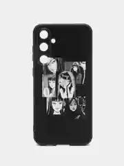 Угольный силиконовый чехол для Samsung Galaxy S23 FE, с принтом, с рисунком, Самсунг Галакси С23 ФЕ