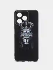 Марсала чехол для Realme C53 / C51 / Note 50 (Реалми С53/С51/Ноут 50), с принтом