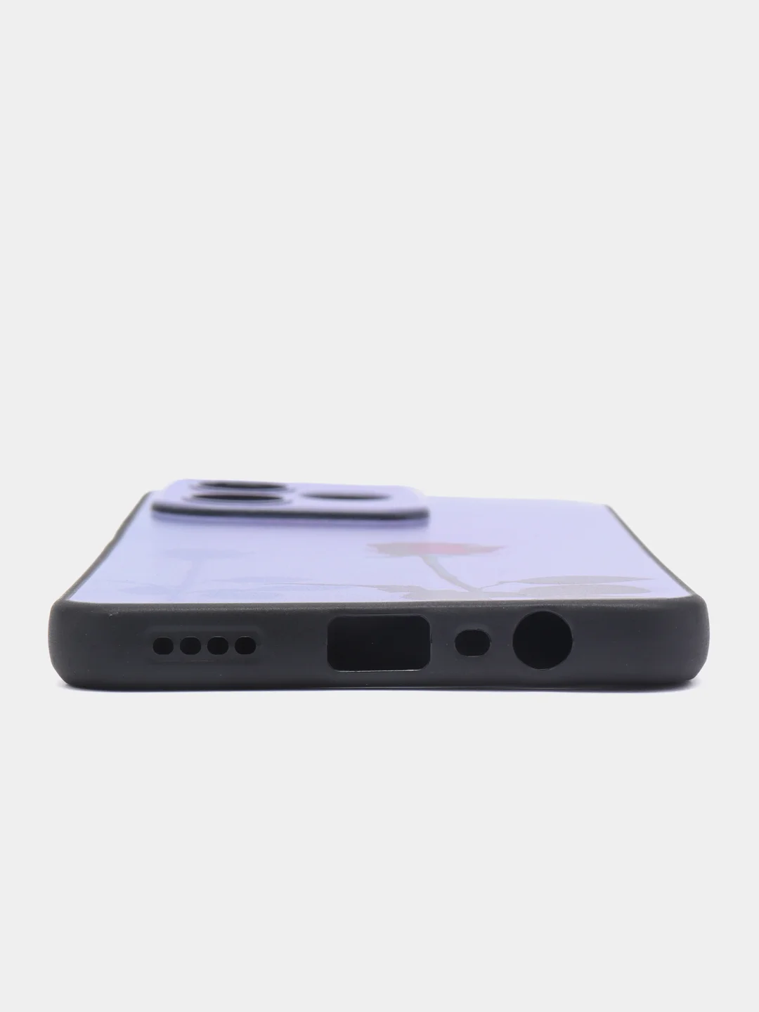 Серебряный чехол для Realme C53 / C51 / Note 50 (Реалми С53/С51/Ноут 50), с принтом